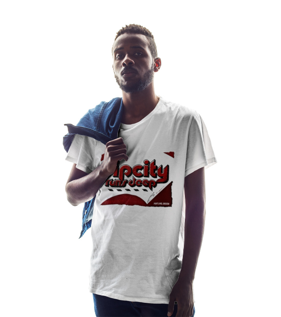 Rip City Runs Deep Portland Trail Blazers NBA Fan T-Shirt