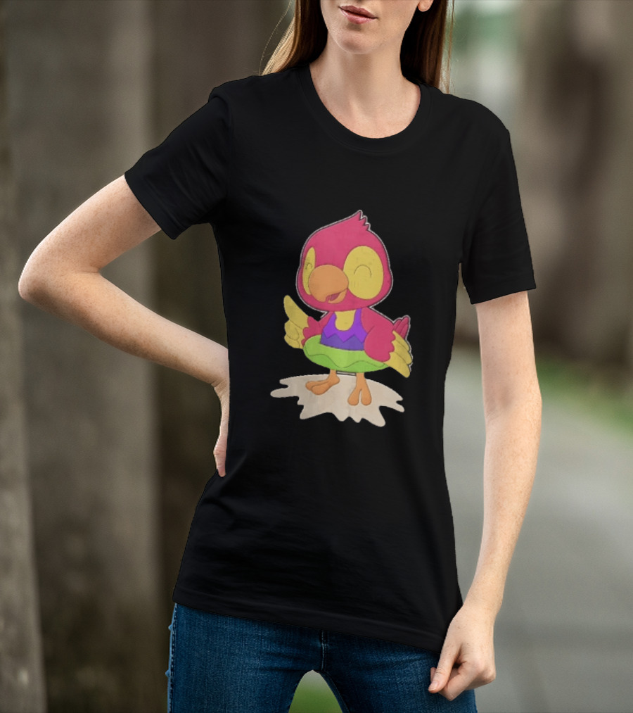 Parrot Inflatable Float Summer Fun Bird T-Shirt