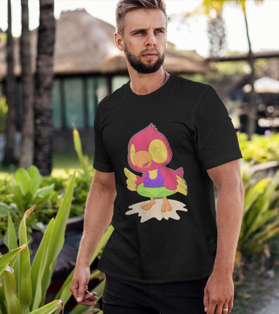 Parrot Inflatable Float Summer Fun Bird T-Shirt