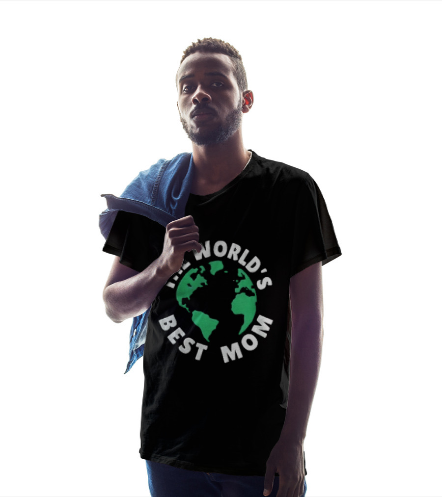 The World's Best Mom Earth Globe T-Shirt