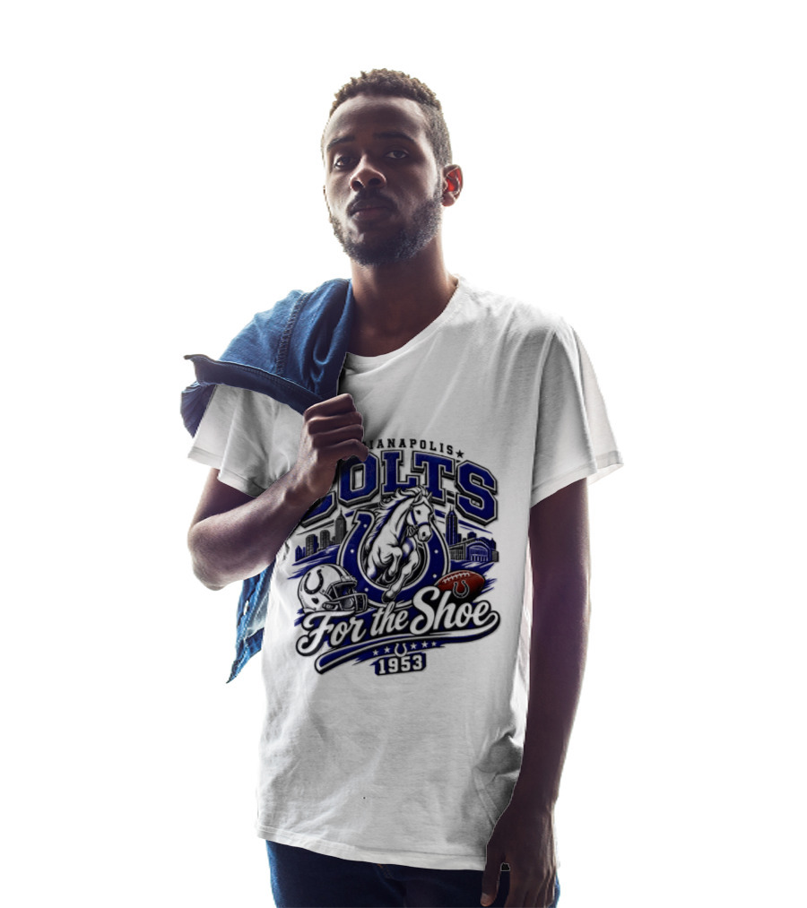 Indianapolis Colts For The Shoe 1953 Retro Football Team Spirit T-Shirt