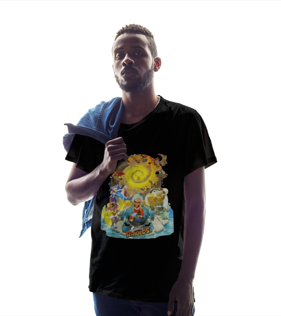 Splatoon Raiders Dive Deep Adventure With Iconic Characters And Vibrant Ocean Themes T-Shirt
