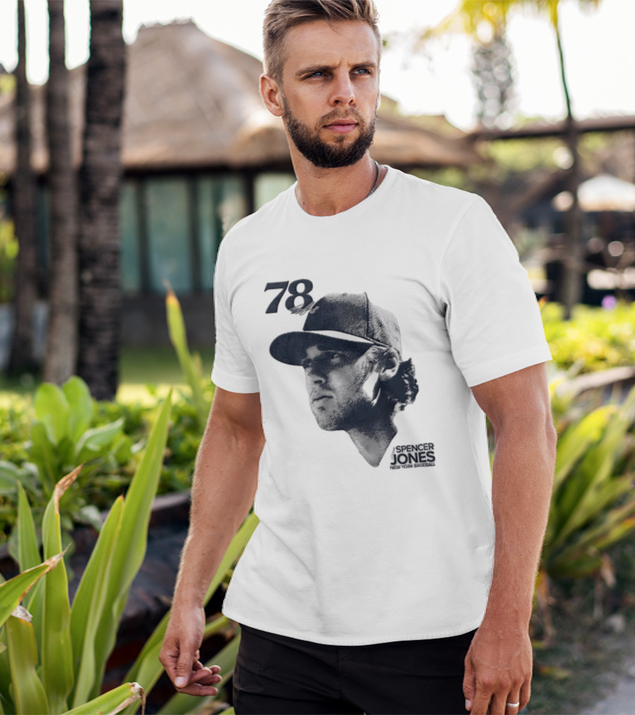 Spencer Jones No 78 New York Yankees MLB Lineage Series T-Shirt