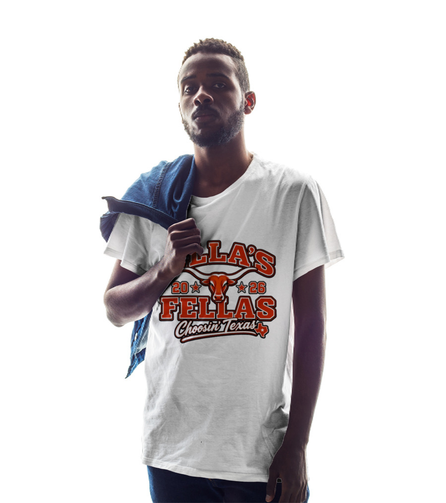 Ella's Fellas 2026 Choosin' Texas Longhorns Iconic Texan Spirit T-Shirt