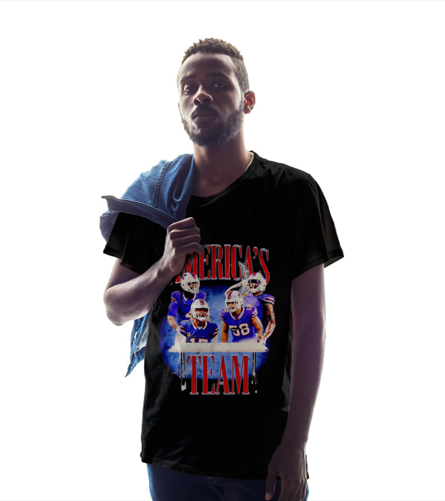 Buffalo Bills America's Team Players Table Celebration T-Shirt
