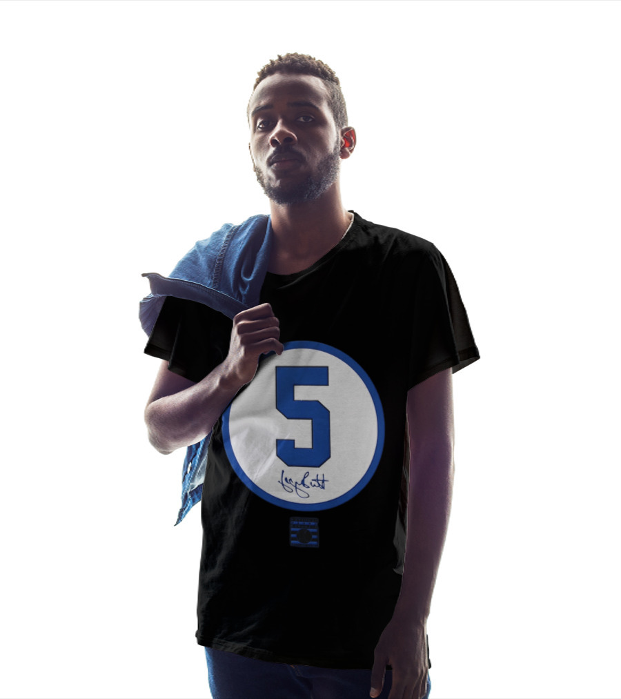 George Brett Number 5 Kansas City Royals MLB Signature Edition T-Shirt
