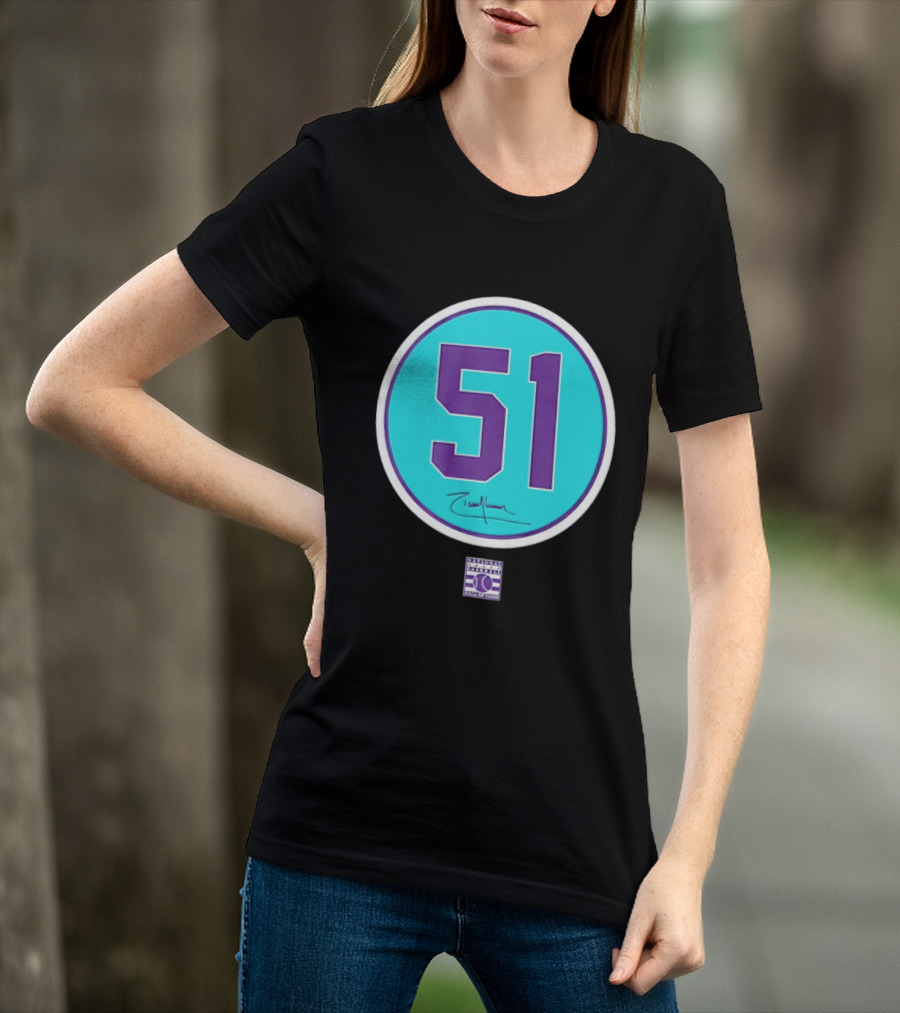 Randy Johnson 51 Arizona Diamondbacks Hall Of Fame National T-Shirt