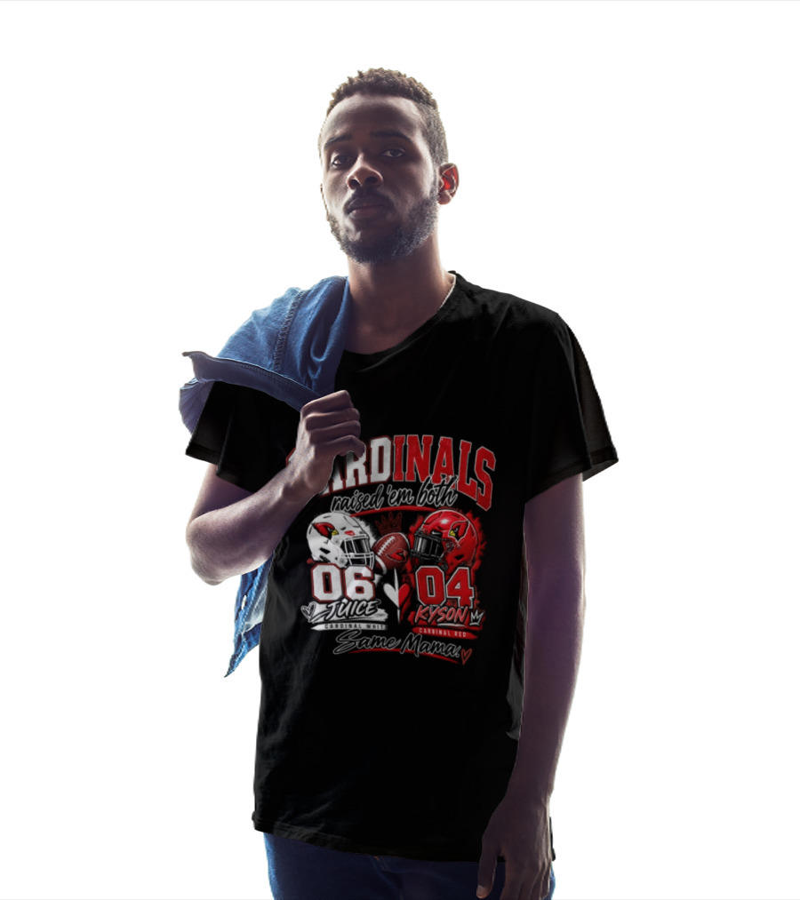 Cardinals Raised 'em Both 06 White Juice Vs 04 Red Kyson Bax Memx T-Shirt