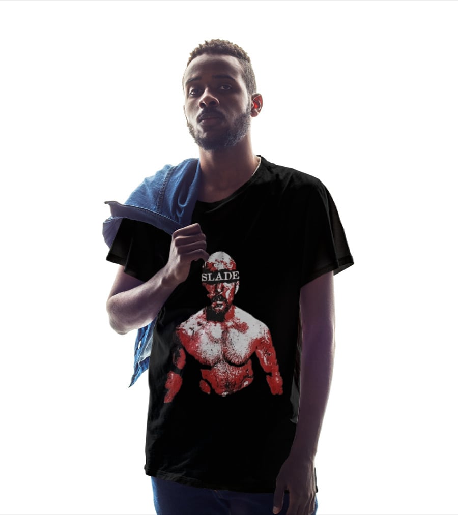 Slade Warrior Bleeding Covered In Blood Bold Headband T-Shirt