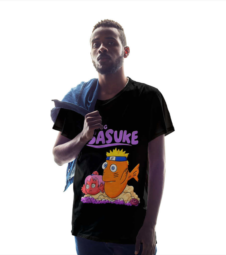 Finding Sasuke With Naruto And Nemo Crossover Adventure T-Shirt