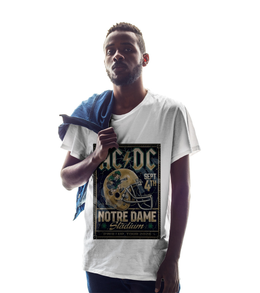 ACDC Notre Dame Stadium September 4th PWR Up Tour 2026 T-Shirt