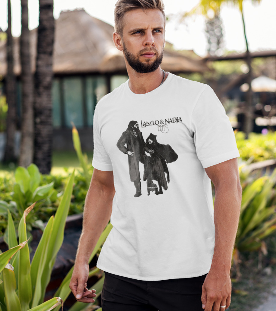 Laszlo And Nadja Bats Gothic Vampire Couple T-Shirt