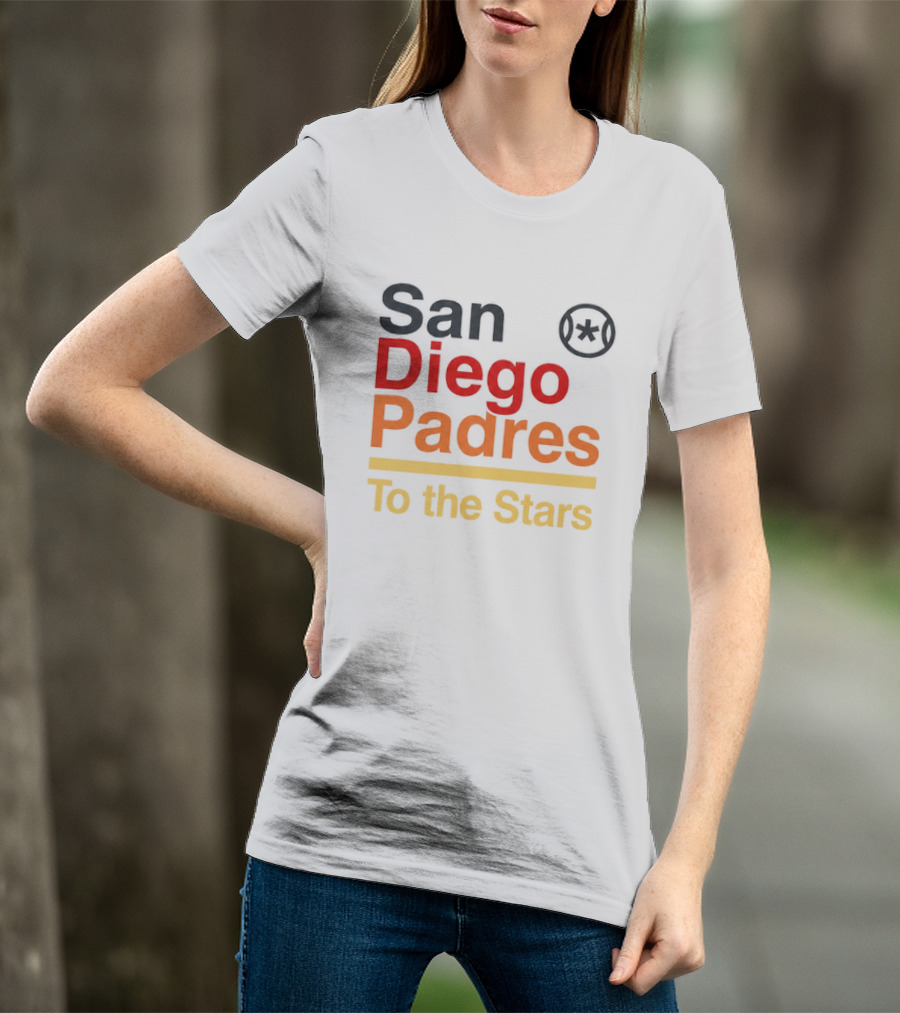 San Diego Padres To The Stars Retro Baseball T-Shirt