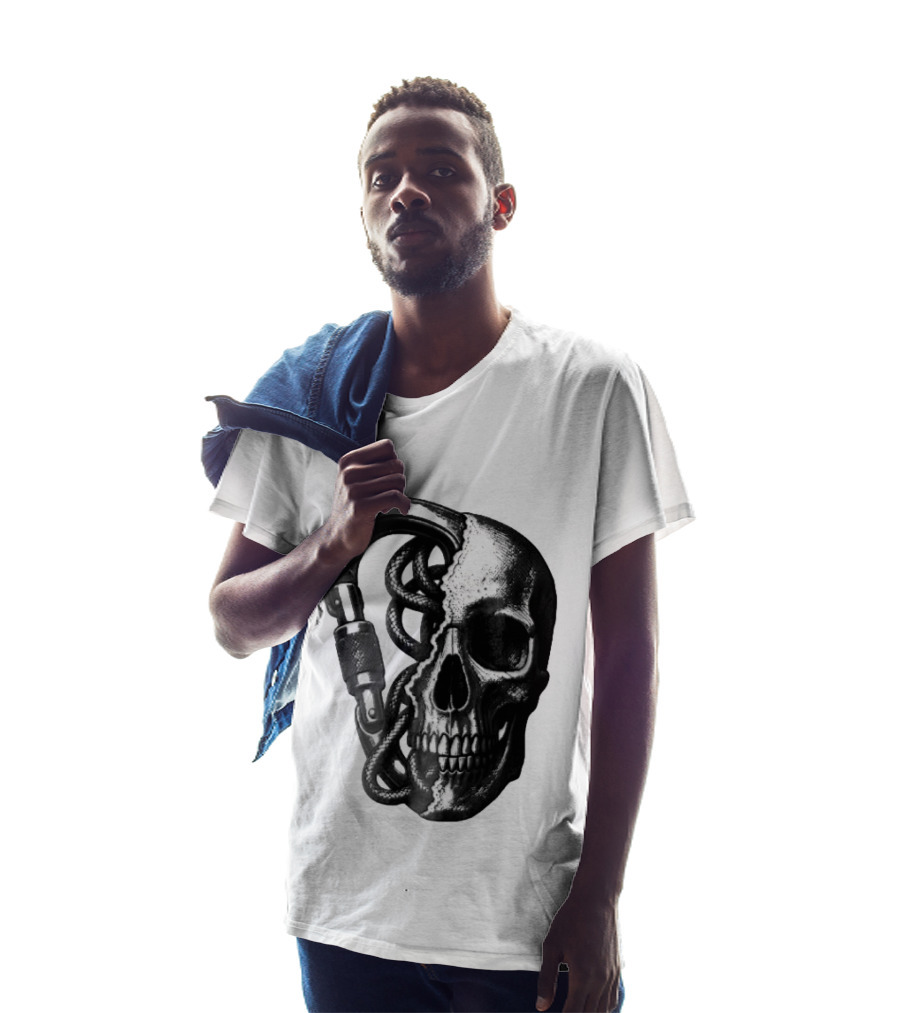 Skull Carabiner Snake T-Shirt