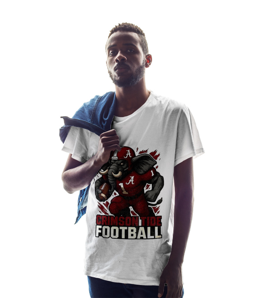 Crimson Tide Football Elephant Alabama A 1 T-Shirt