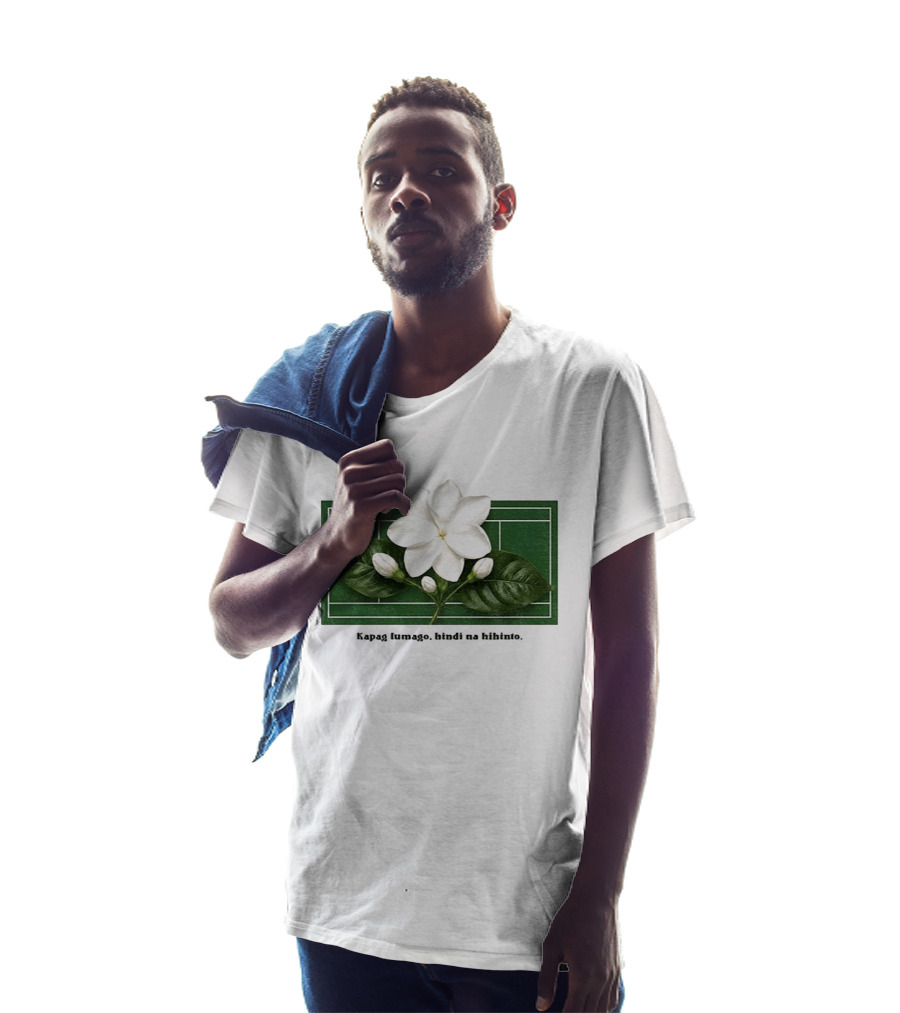 Alex Eala Sampaguita Kapag Lumago Tennis Court Motif T-Shirt
