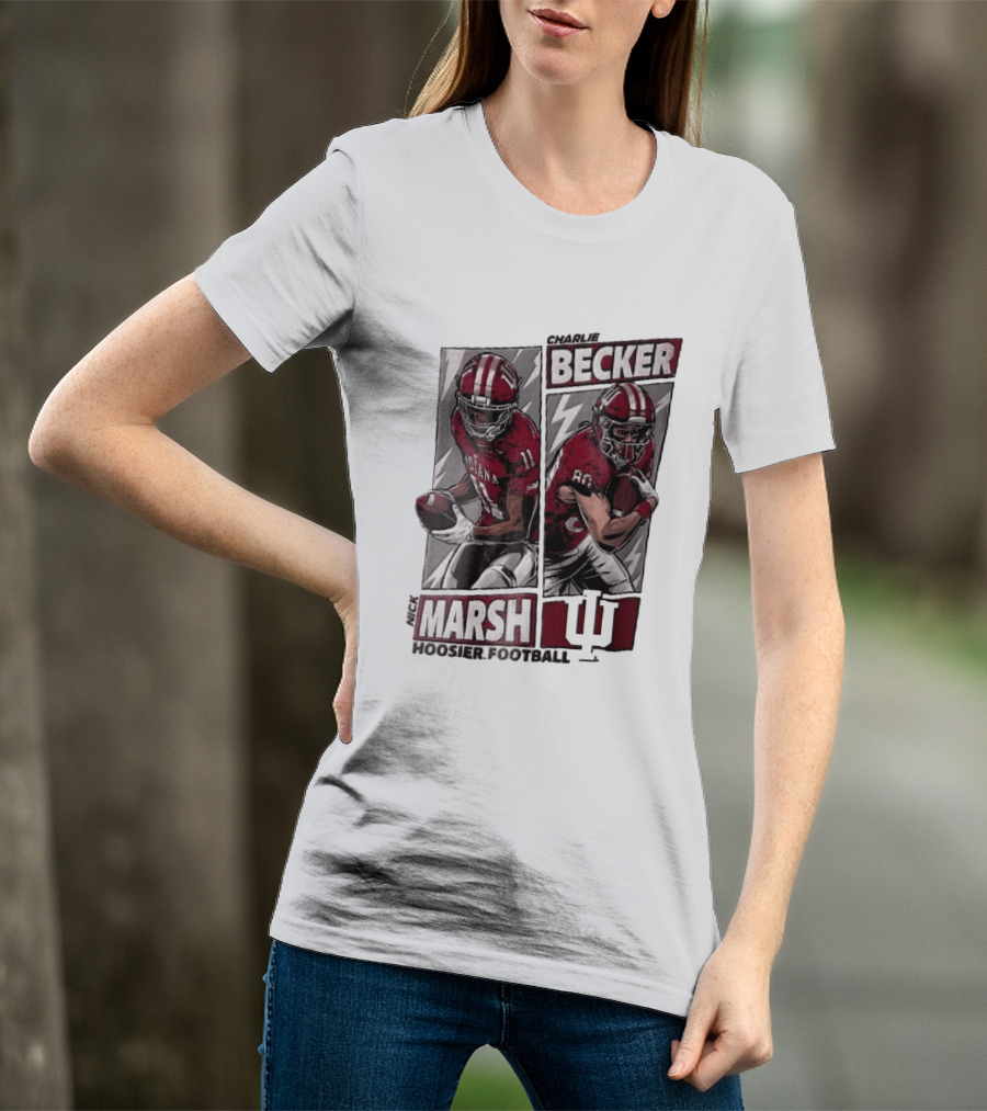 Charlie Becker Nick Marsh Hoosier Football Indiana Players T-Shirt