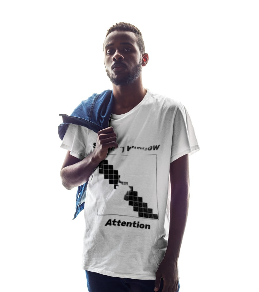 Sliding Window Attention Mechanism Diagram T-Shirt