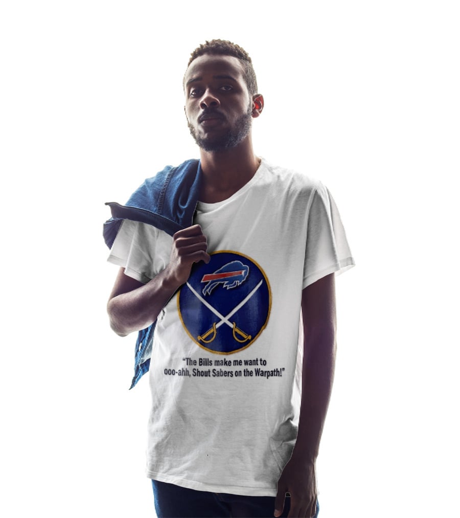 Buffalo Bills Sabers Warpath Shout Ooo Ahh Swords T-Shirt