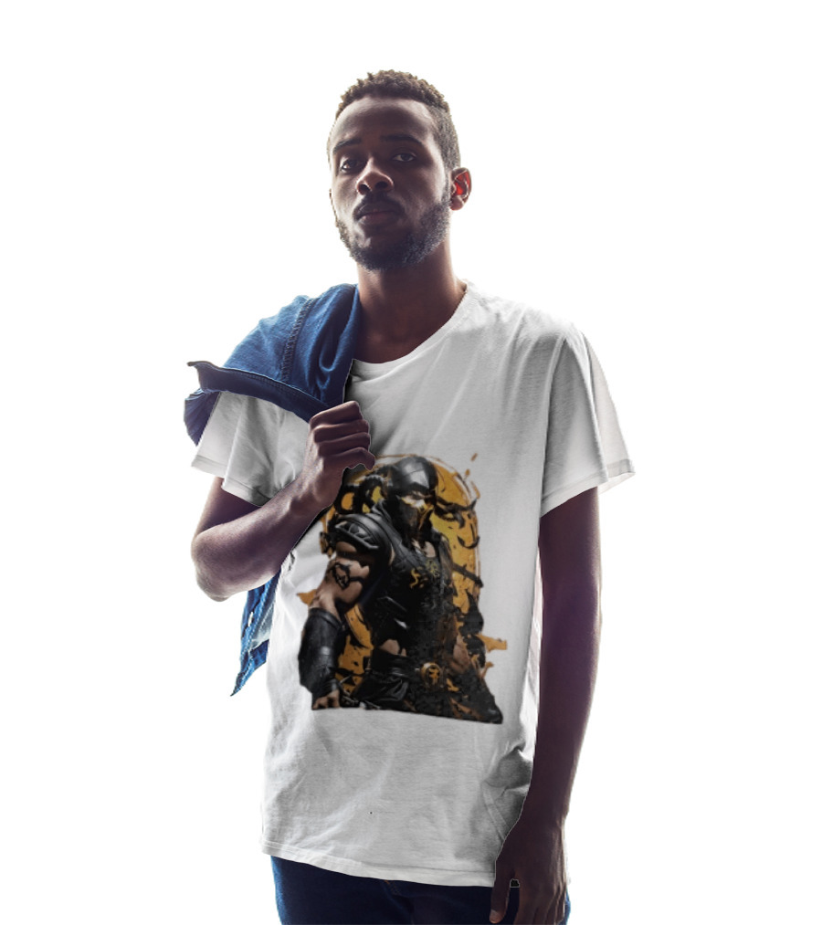 Mortal Kombat Scorpion Warrior Fighter T-Shirt