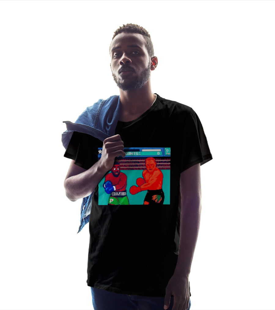 Crawford Vs Canelo Retro Boxing Arcade Game Showdown T-Shirt