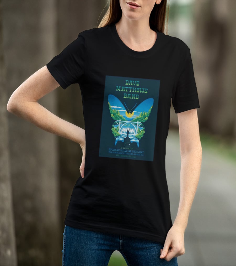 Dave Matthews Band Gorge Amphitheatre George WA September 4 6 2026 Spokane Wildfire Recovery T-Shirt