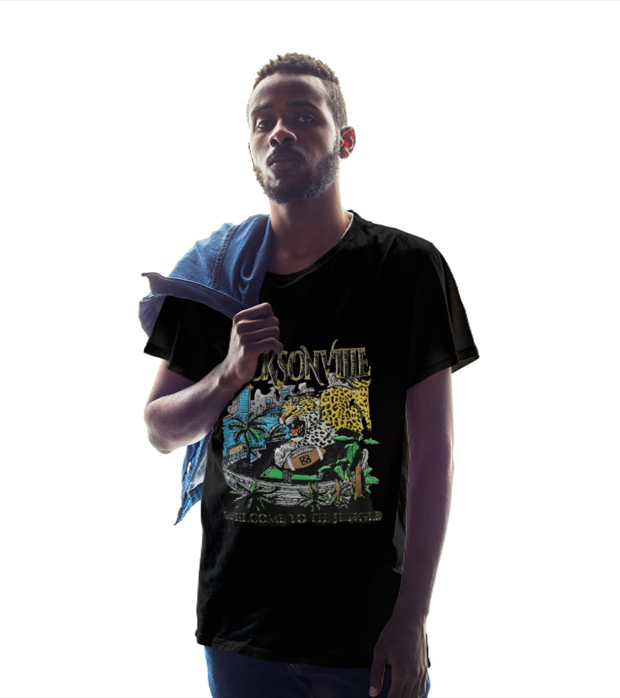 Jacksonville Welcome To The Jungle Leopard Football Stadium T-Shirt