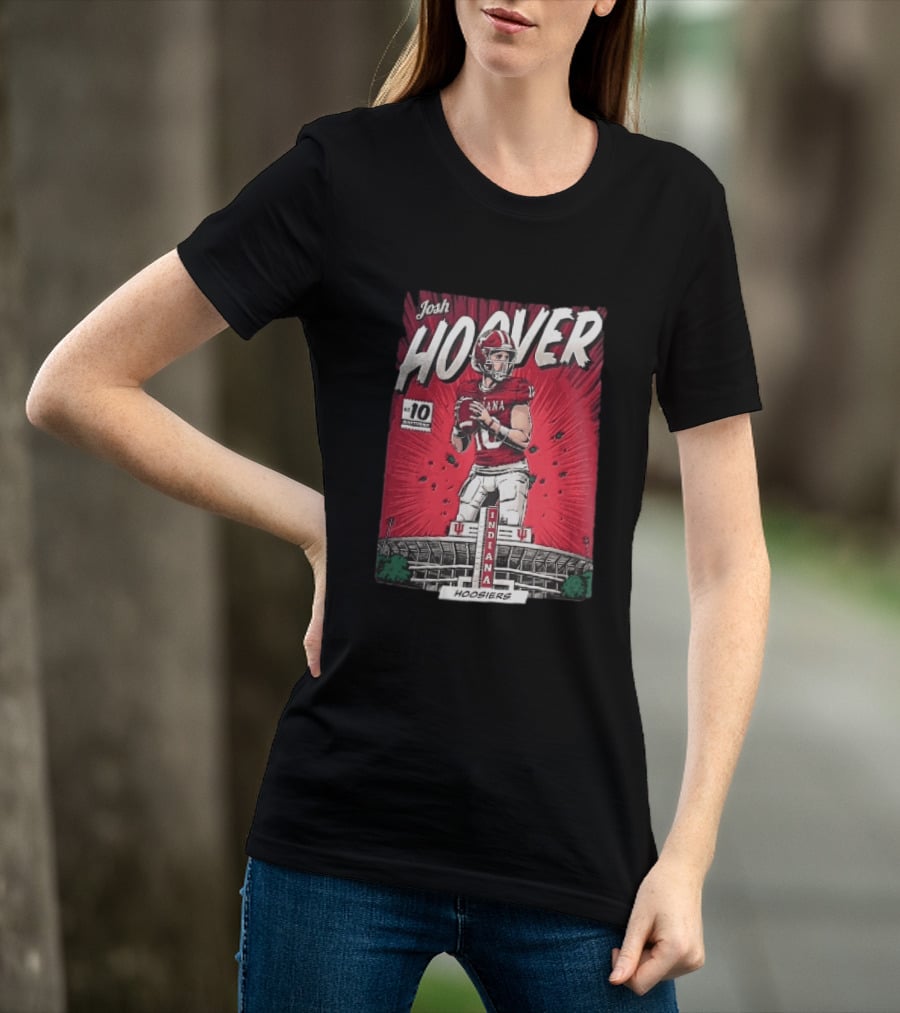 Josh Hoover Indiana Hoosiers Football Quarterback No 10 T-Shirt