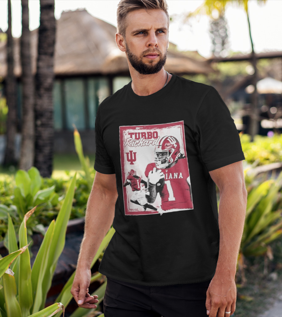 Turbo Richard Indiana Football Player IU Sports Helmets T-Shirt