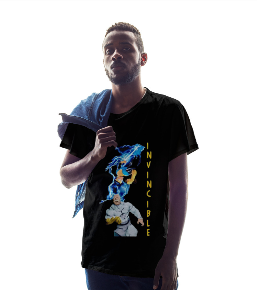 Invincible Vs Conquest Lightning Battle T-Shirt