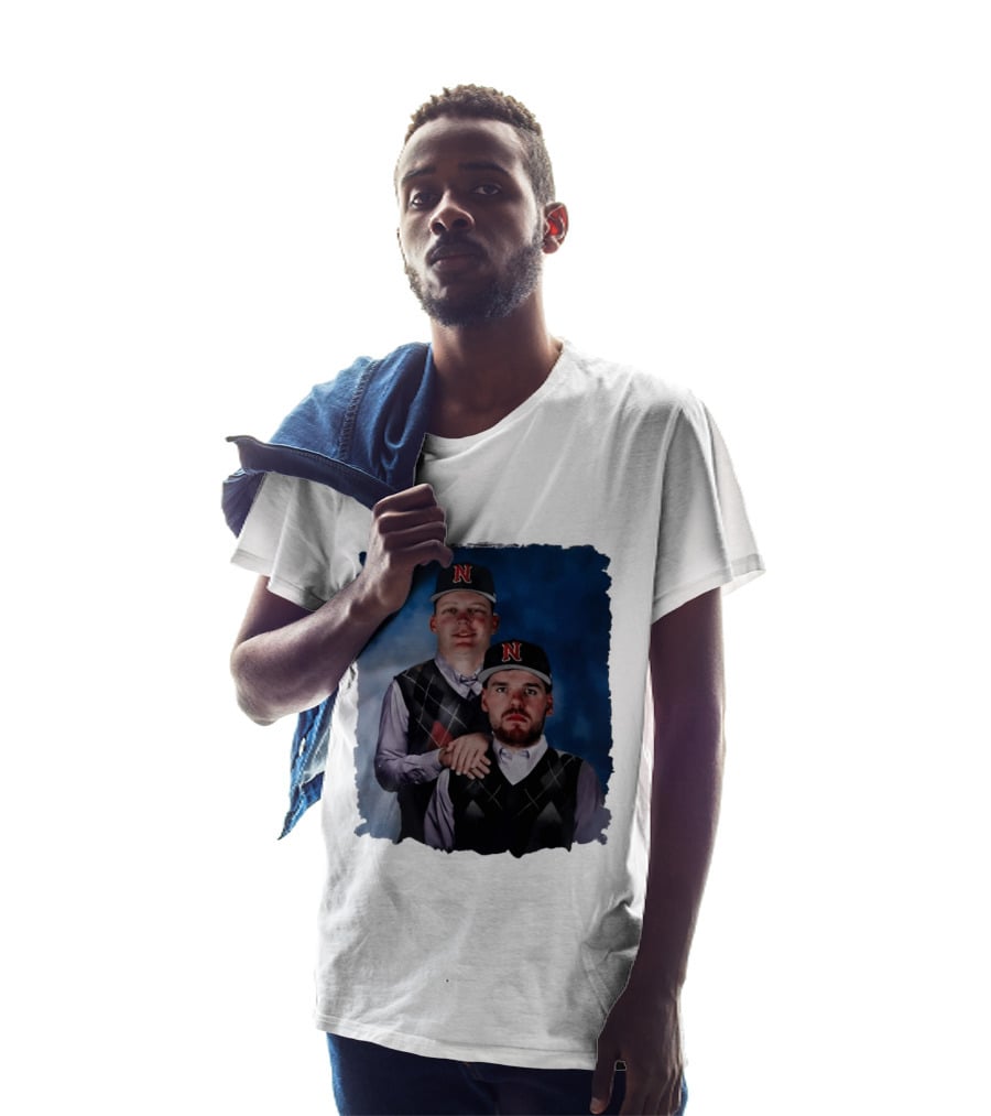 Brock Wilken And Luke Step Brothers N Cap Baseball T-Shirt