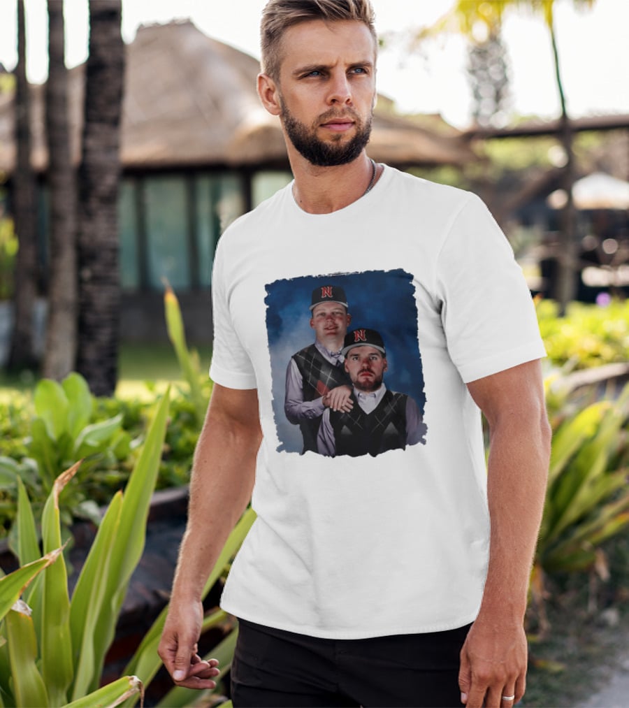 Brock Wilken And Luke Step Brothers N Cap Baseball T-Shirt