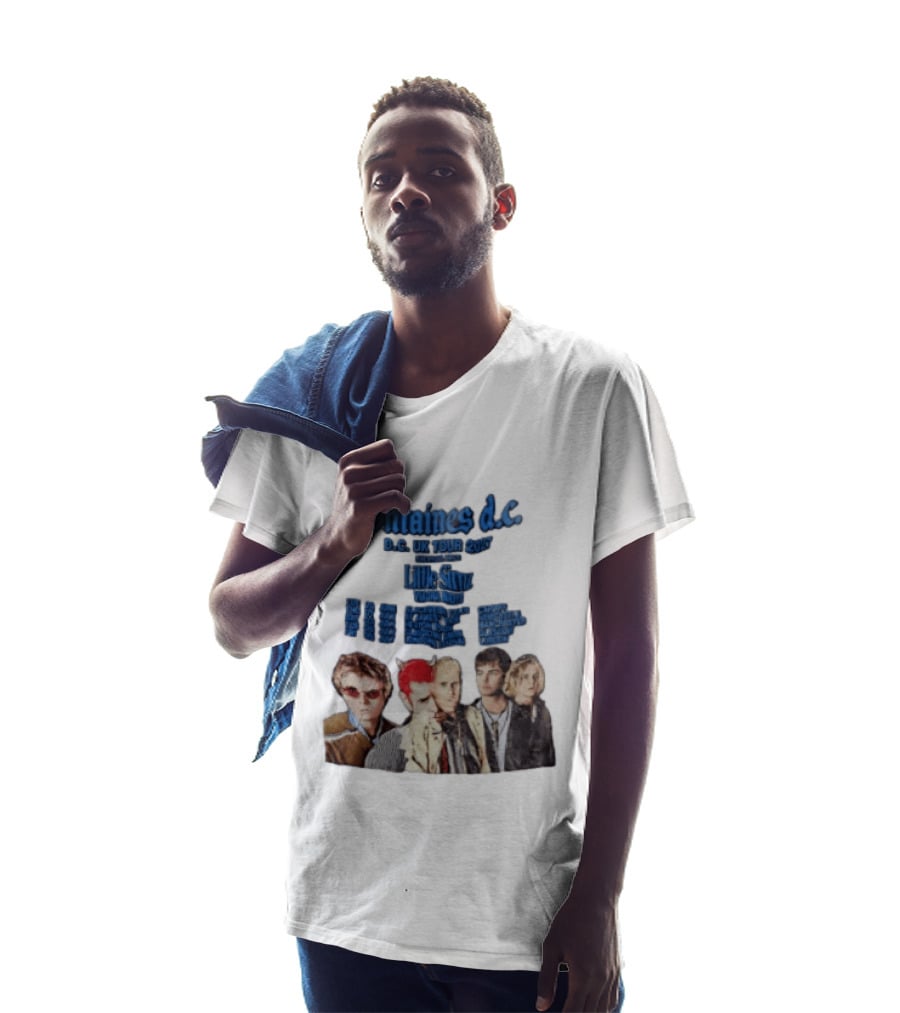 Fontaines D.C. UK Tour 2027 Summer Headline Tour Blue T-Shirt