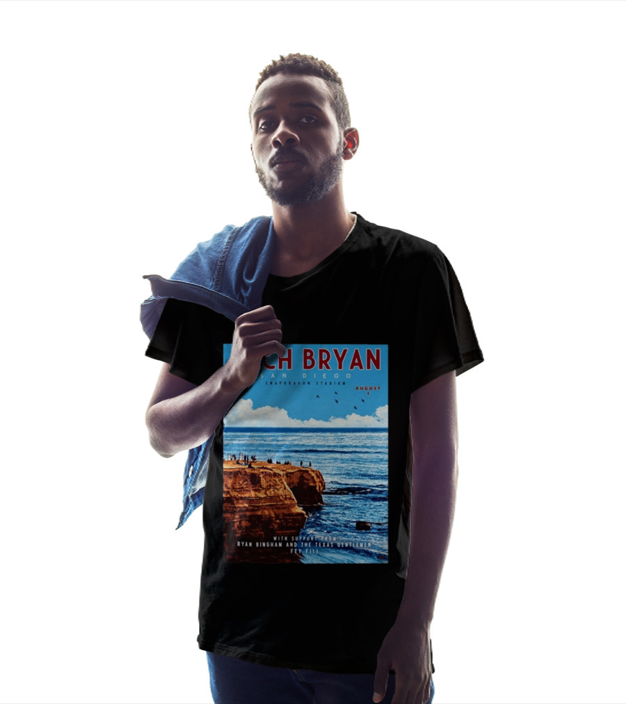 Zach Bryan San Diego Snapdragon Stadium July 31 August 1 With Support From Ryan Bingham The Texas Gentlemen Feu Fei T-Shirt