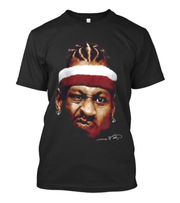 Naomi Osaka Allen Iverson Big Face Collaboration Headband Basketball T-Shirt