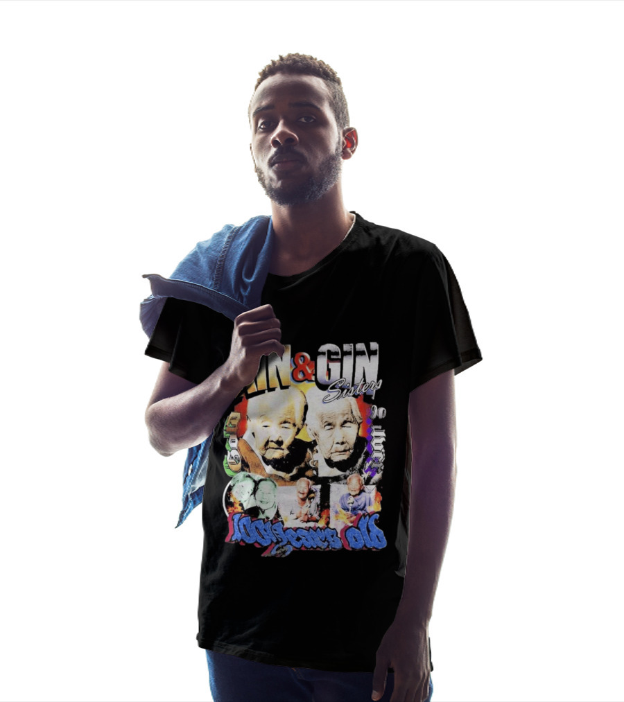 KIN & GIN Sisters 1008 Years Old 90 Logic T-Shirt