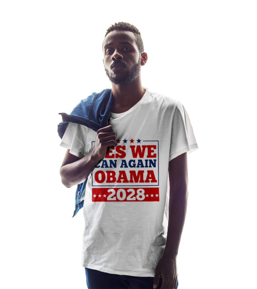 Yes We Can Again Obama 2028 Political Presidential Campaign T-Shirt