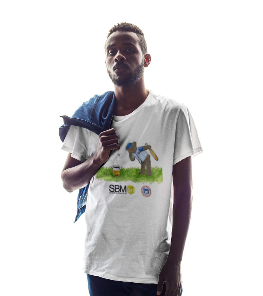 SB Mart South Bend Cubs Baseball Bear Museum T-Shirt