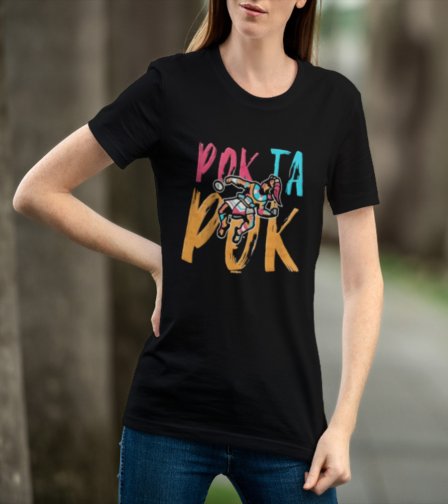 Pok Ta Pok Copa Pensacola Pensacola Blue Wahoos MiLB Baseball Playful Athletic T-Shirt