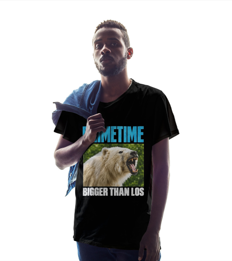 PRIMETIME Bigger Than Los Polar Bear Roaring T-Shirt