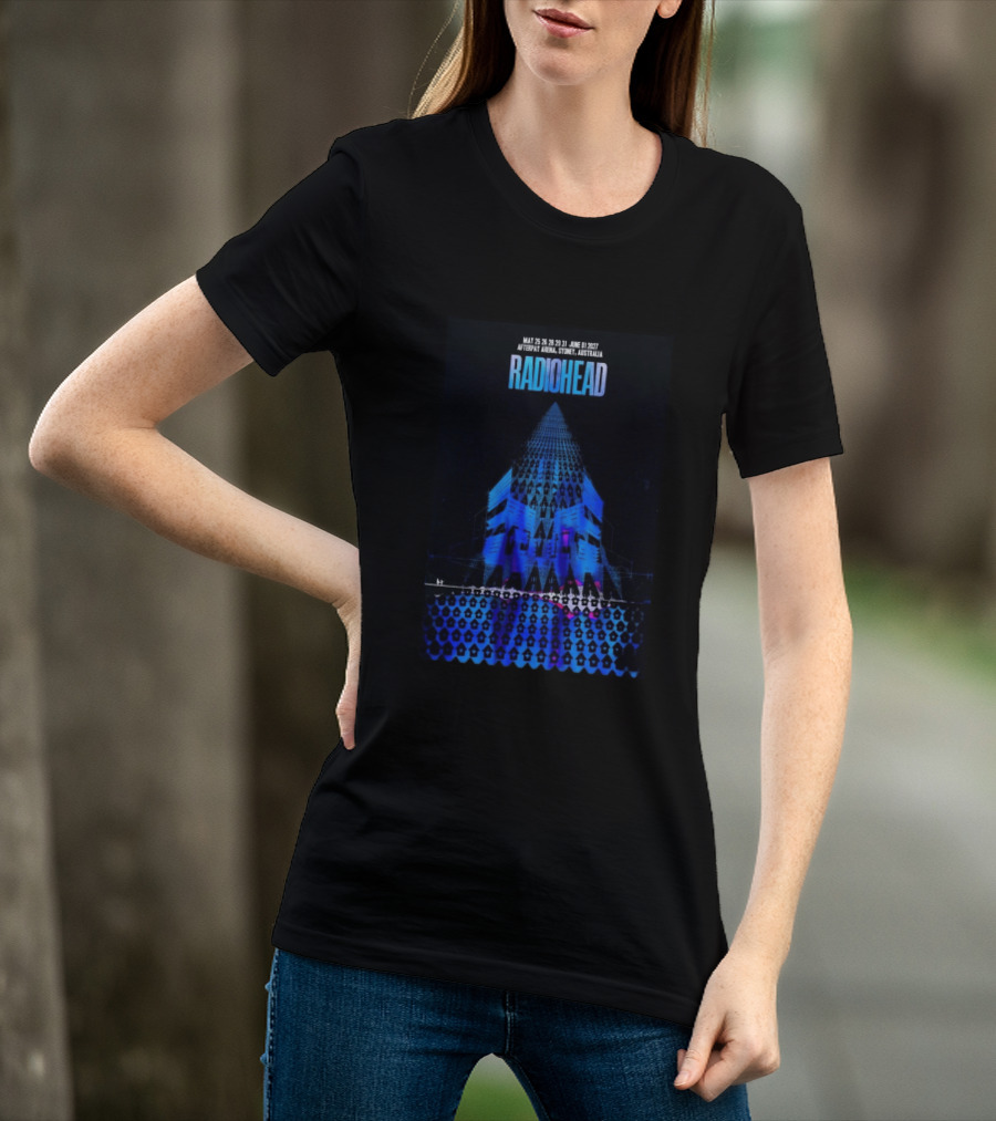 Radiohead Sydney Australia 2027 Afterpay Arena May 25 26 28 29 31 June 1 Concert T-Shirt