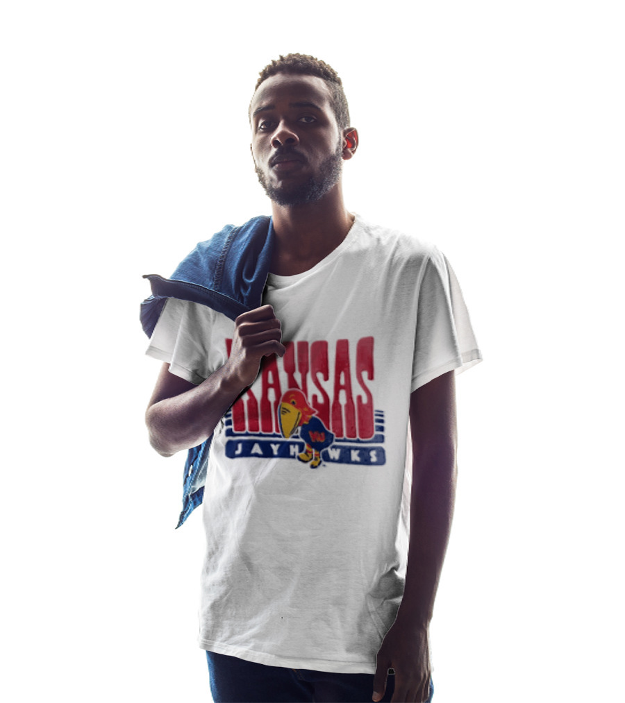 Kansas Jayhawks Big Jay Basketball NBA T-Shirt
