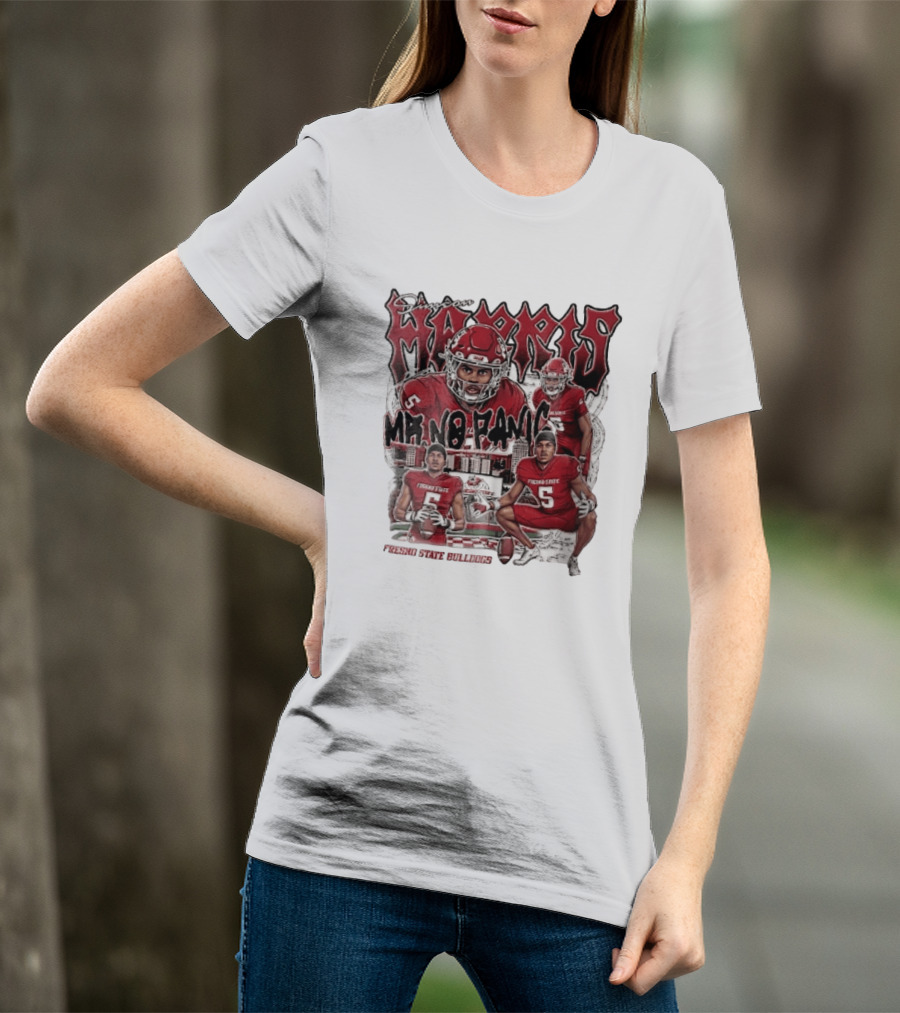Simeon Harris Mr No Panic Fresno State Bulldogs Football Player Collage T-Shirt