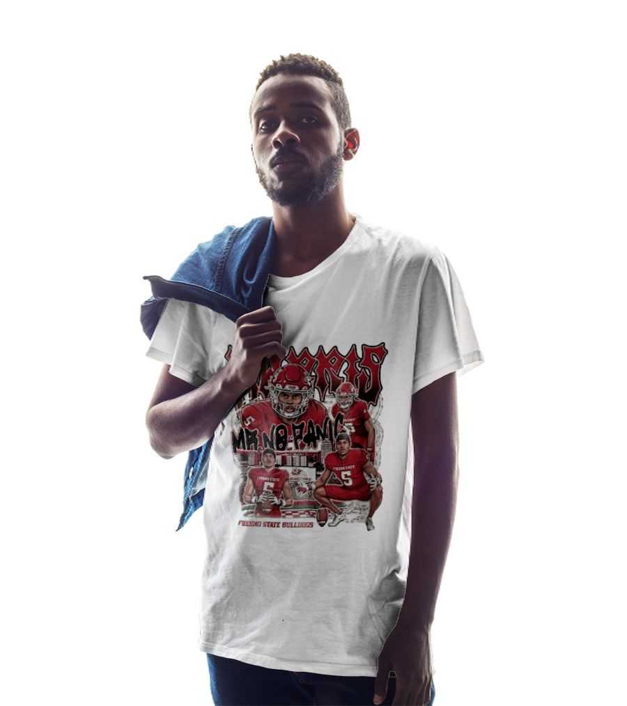 Simeon Harris Mr No Panic Fresno State Bulldogs Football Player Collage T-Shirt