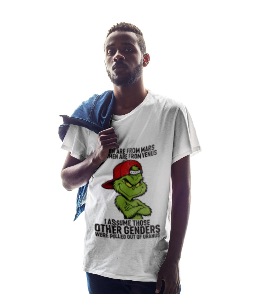 Grinch If Men Are From Mars Women Are From Venus Christmas T-Shirt