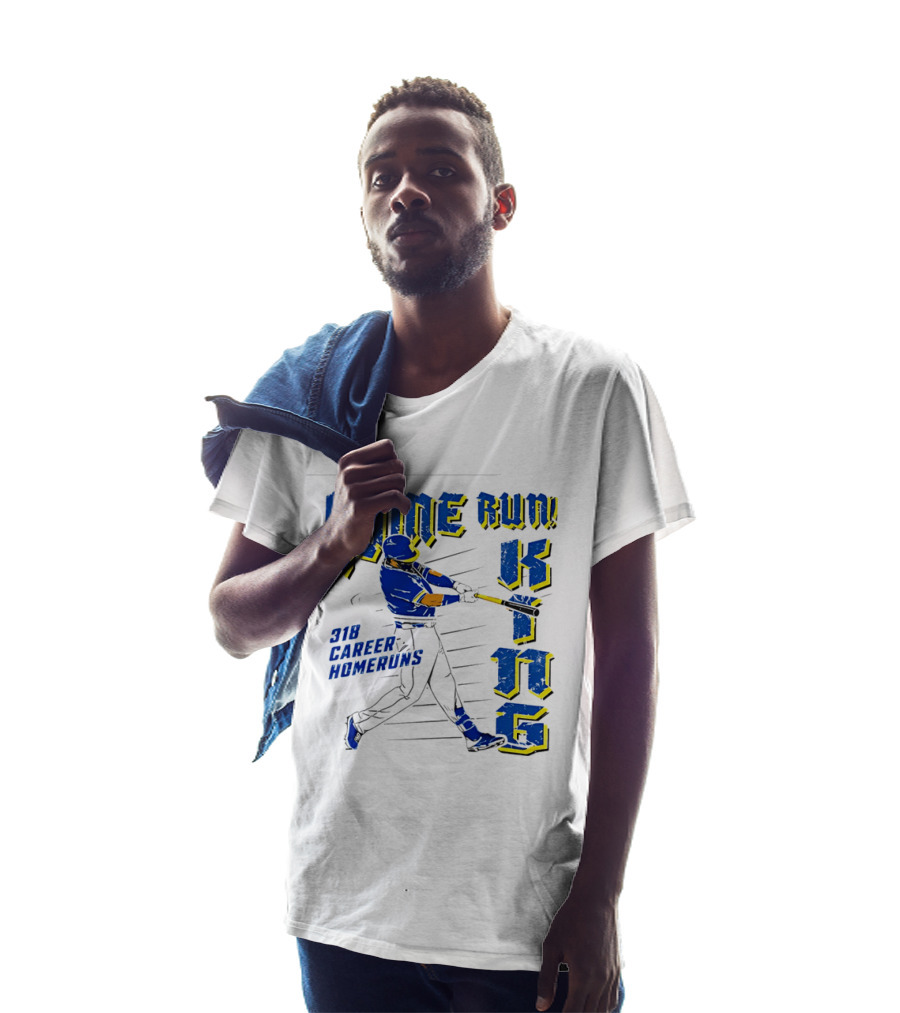 Home Run King 318 Career Homeruns Baseball Player T-Shirt