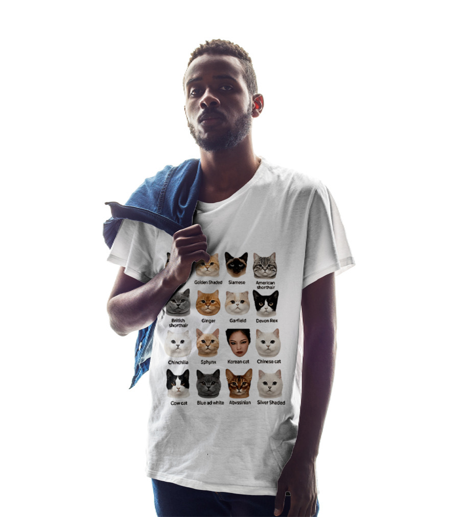 Kpop Cat Breed Chart Korean Cat Jennie Blackpink Meme T-Shirt