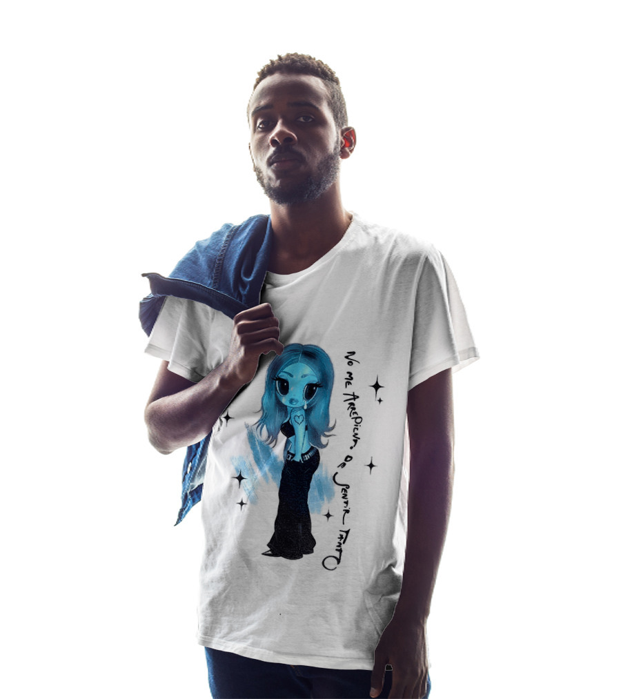 Karol G No Me Arrepiento De Sentir Tanto Blue Cartoon T-Shirt