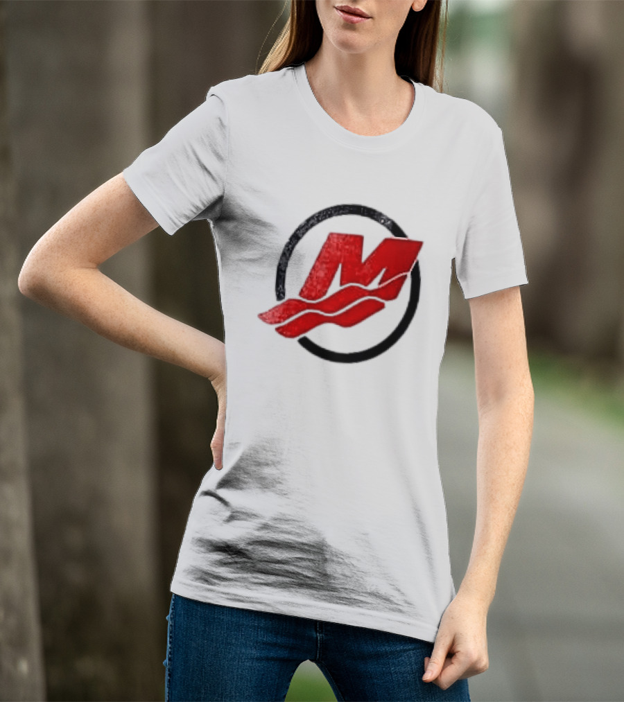 Motorsport Oversized Red M With Wave Racing T-Shirt