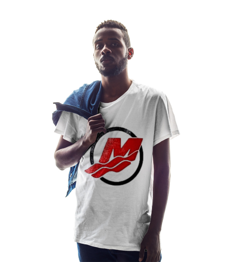 Motorsport Oversized Red M With Wave Racing T-Shirt